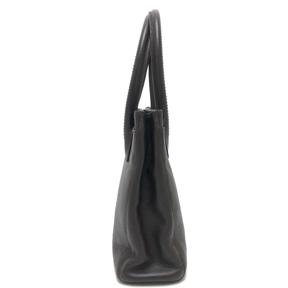 CHANEL ハンドバッグ エグゼクティブ 2.55 カバン 縦型  トートバッグ レザー レディース ブラウン - brandshop-reference