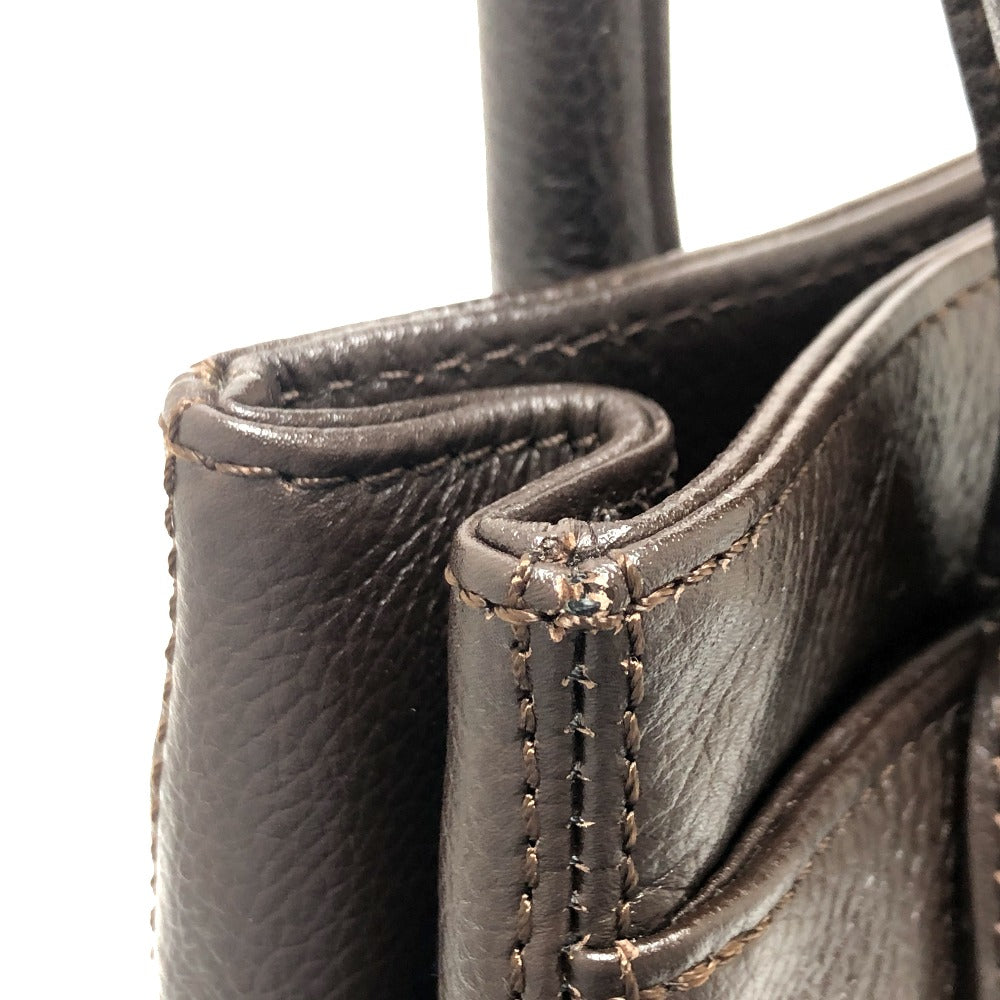 CHANEL ハンドバッグ エグゼクティブ 2.55 カバン 縦型  トートバッグ レザー レディース ブラウン - brandshop-reference