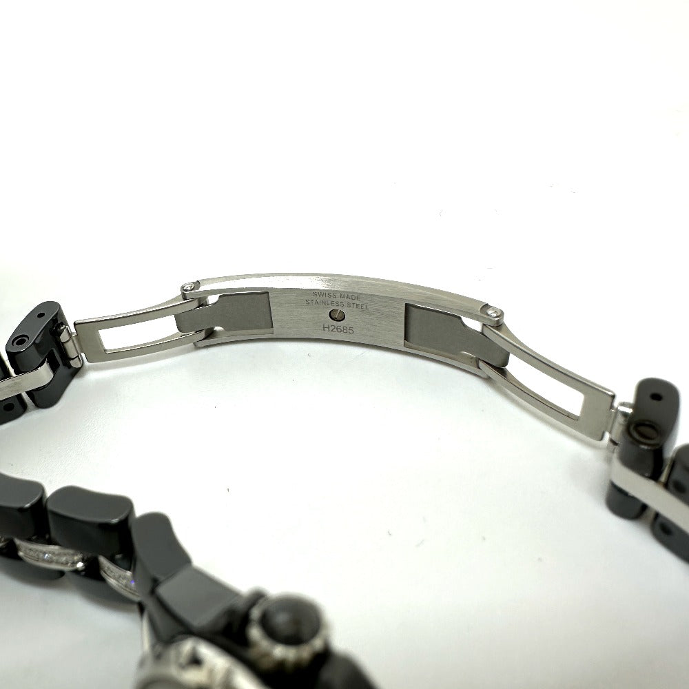 CHANEL H5236 J12 XS 19mm Bezel with Diamond Strap, Quartz Movement, Ceramic, Women's, Black