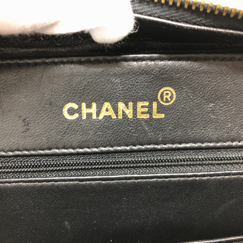CHANEL マトラッセ  バニティ 2WAY カバン 肩掛け 斜め掛け ハンドバッグ エナメル レディース ブラック - brandshop-reference