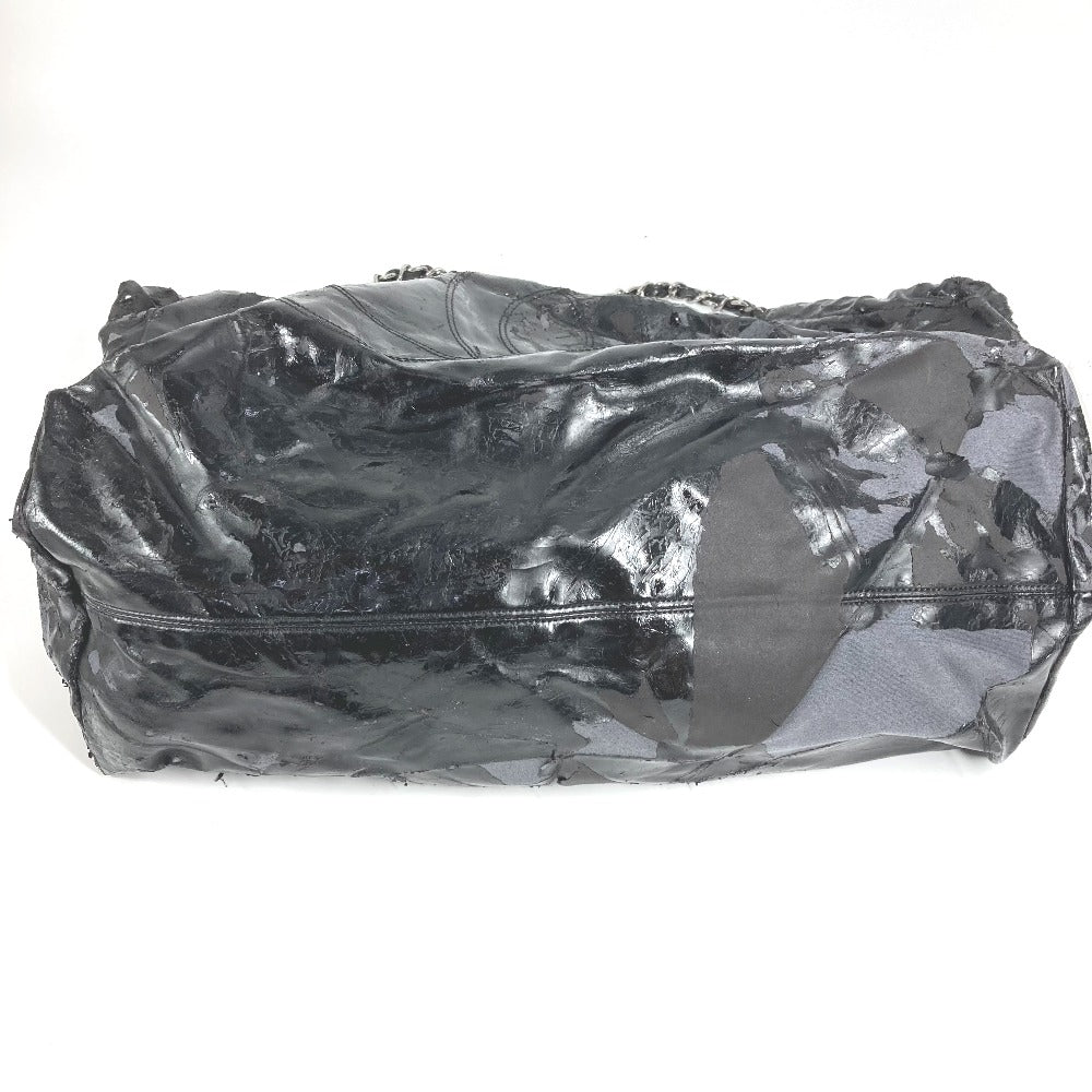 CHANEL ココカバスPM カバン 肩掛けチェーンショルダーバッグ トートバッグ パテントレザー レディース ブラック ブラック - brandshop-reference