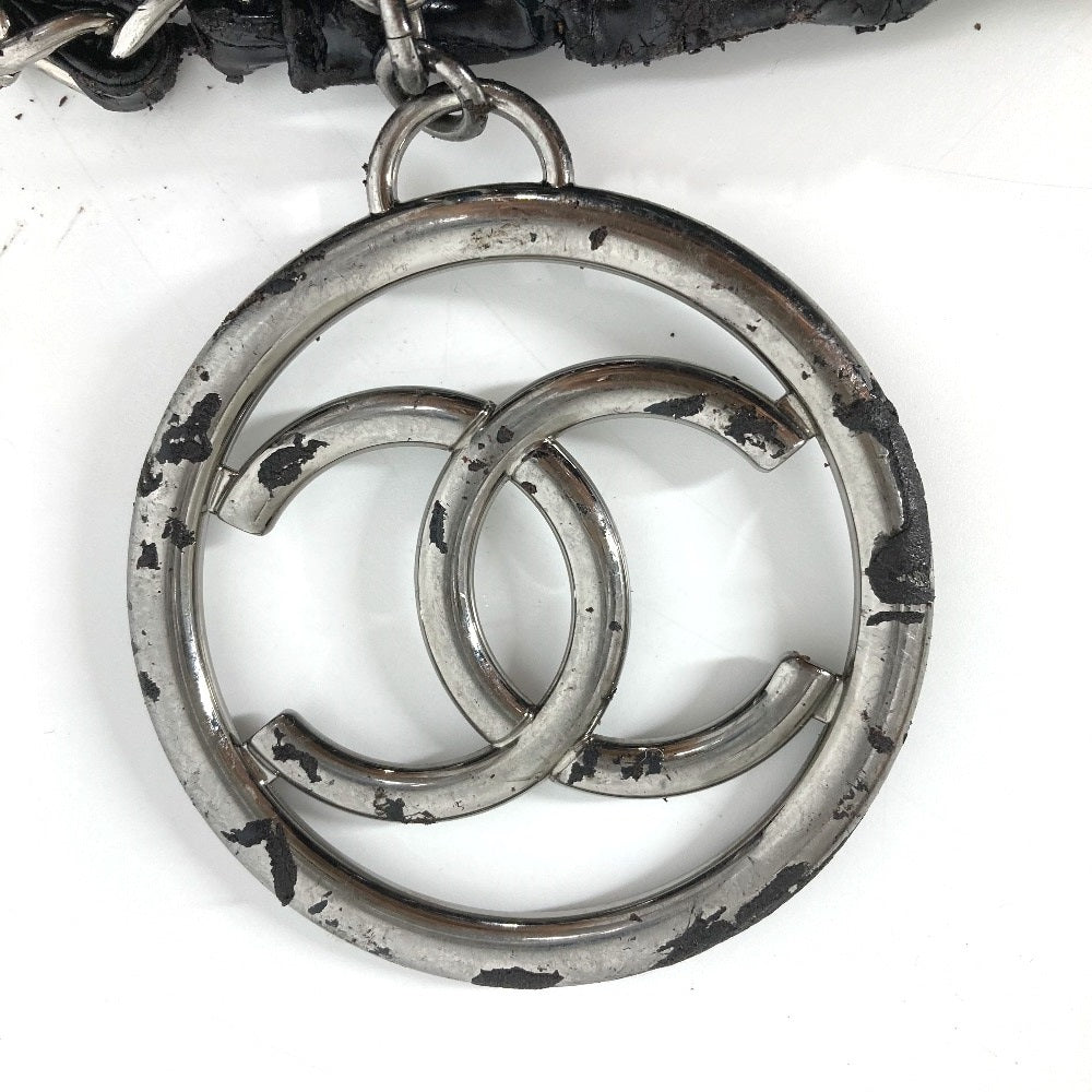 CHANEL ココカバスPM カバン 肩掛けチェーンショルダーバッグ トートバッグ パテントレザー レディース ブラック ブラック - brandshop-reference