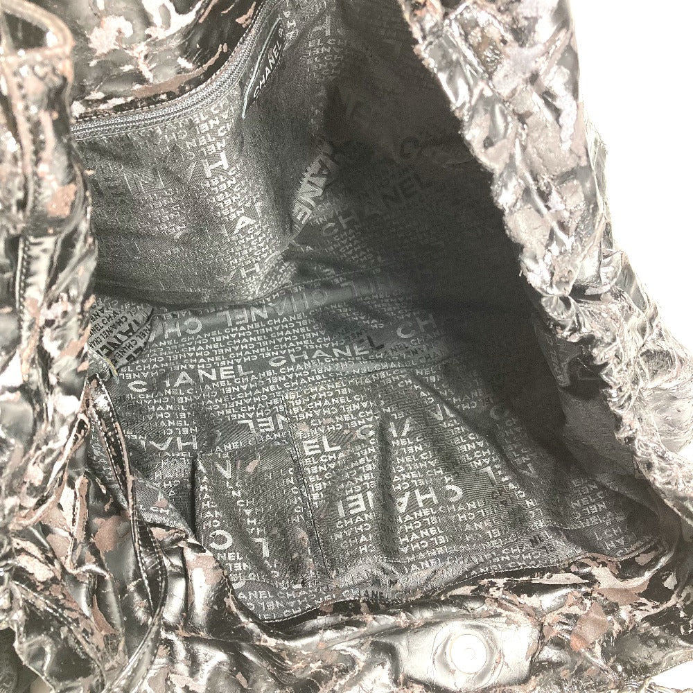 CHANEL ココカバスPM カバン 肩掛けチェーンショルダーバッグ トートバッグ パテントレザー レディース ブラック ブラック - brandshop-reference