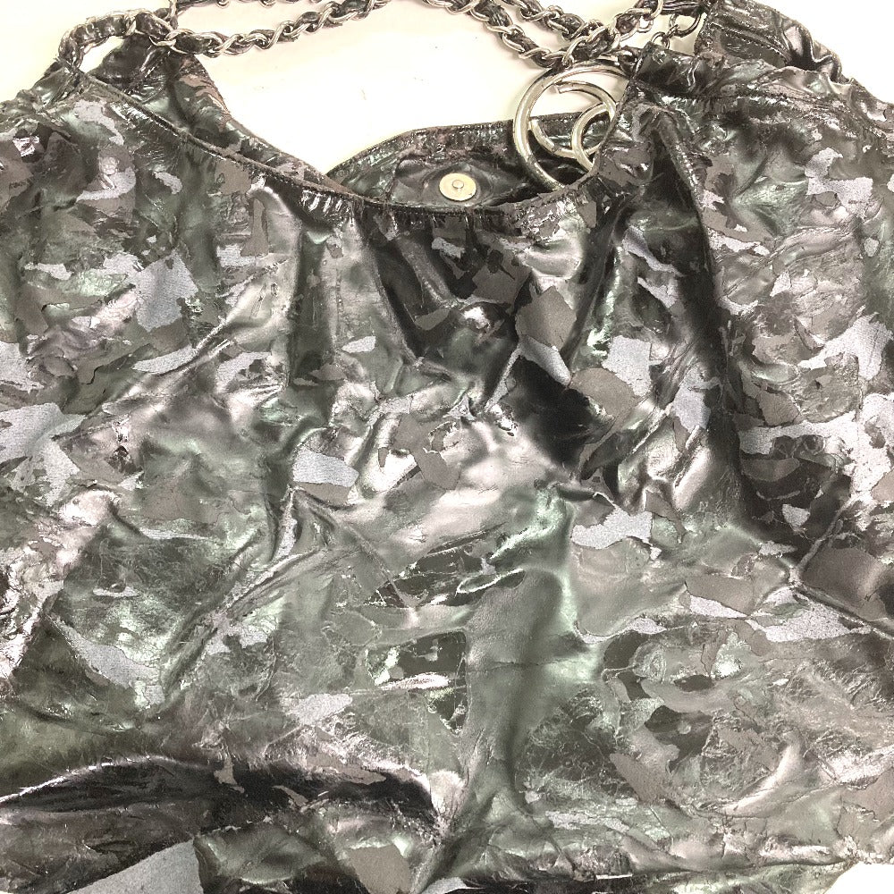 CHANEL ココカバスPM カバン 肩掛けチェーンショルダーバッグ トートバッグ パテントレザー レディース ブラック ブラック - brandshop-reference