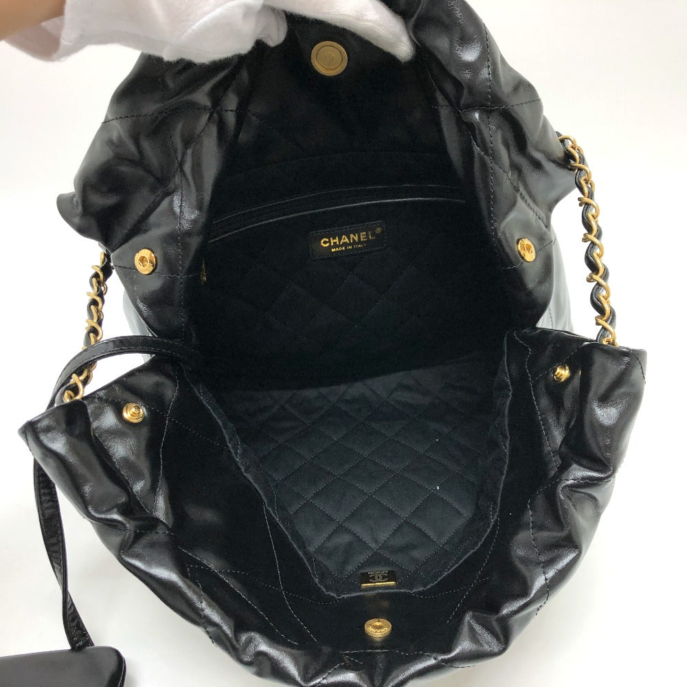 CHANEL AS3260 CHANEL 22 スモール チェーン カバン 肩掛け ショルダーバッグ レザー レディース