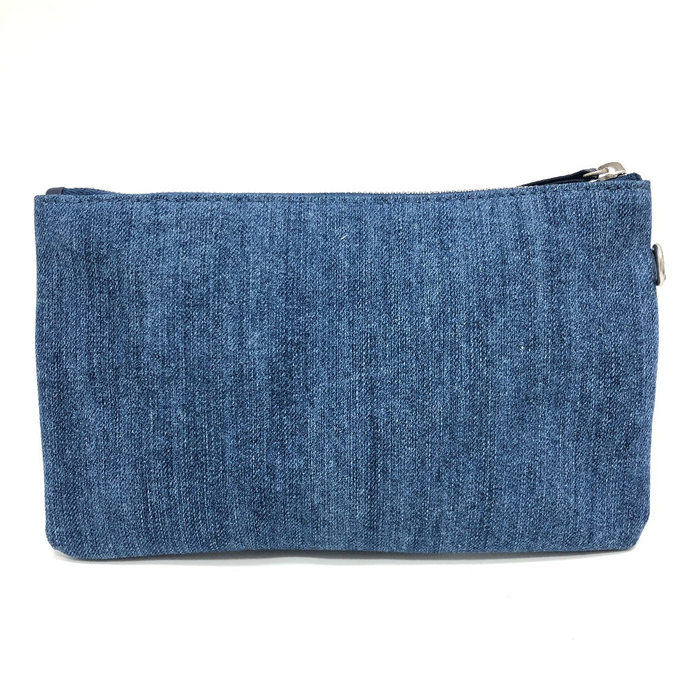 CHANEL AS3260 Chanel 22 Matelasse with medal charm Small Hobo Shoulder Bag Bag Shoulder Bag Denim blue/SilverHardware Used