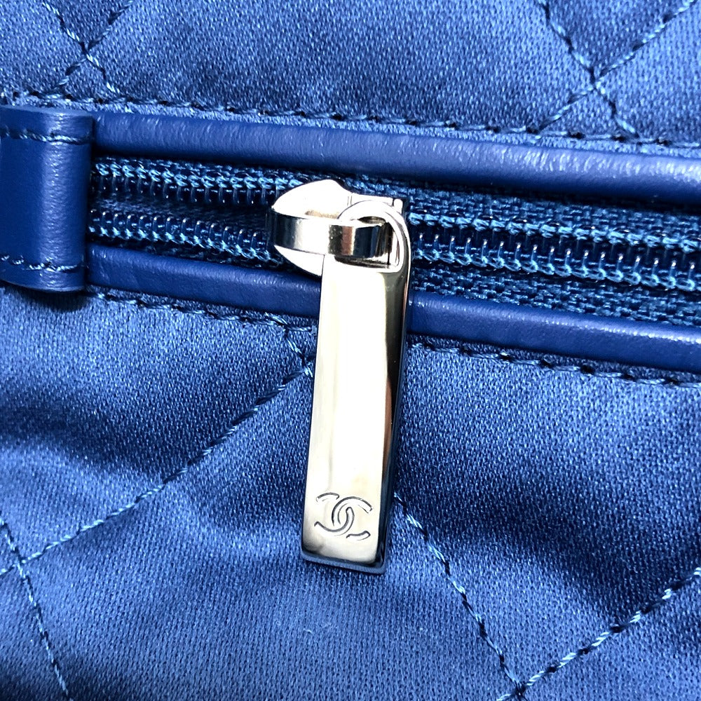 CHANEL AS3260 24A CHANEL22 Logo Patchwork Shoulder Bag, Crossbody Bag, Denim, Women's, Blue