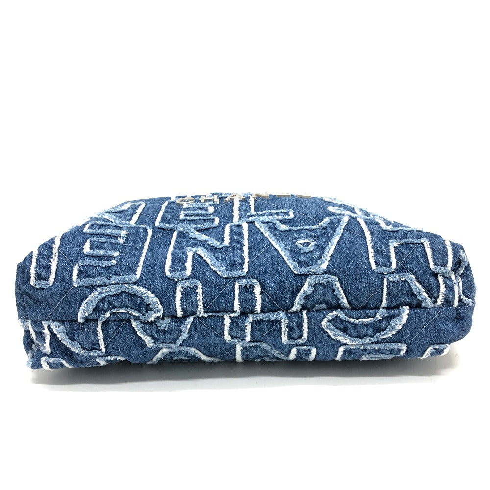 CHANEL AS3260 24A CHANEL22 ロゴパッチワーク ショルダーバック 肩掛けバック 斜め掛けバッグ ショルダーバッグ デニム レディース ブルー - brandshop-reference