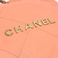 CHANEL AS3260 マトラッセ シャネル22 スモール カバン ハンドバッグ チェーン ショルダーバッグ キャビアスキン レディース コーラルピンク ピンク
