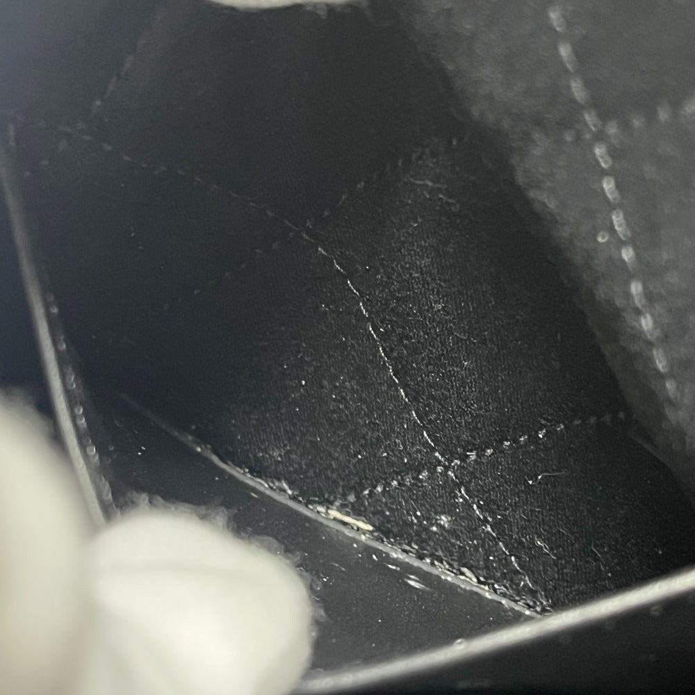 CHANEL AS3980 シャネル22 ミニ 2WAY チェーン カバン ショルダーバッグ レザー レディース SV金具 ブラック