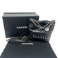 CHANEL AS3980 ชาแนล 22 มินิ 2WAY กระเป๋าสะพายหนังโซ่ ฮาร์ดแวร์สีเงินสีดำ
