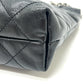 CHANEL AS3980 ชาแนล 22 มินิ 2WAY กระเป๋าสะพายหนังโซ่ ฮาร์ดแวร์สีเงินสีดำ
