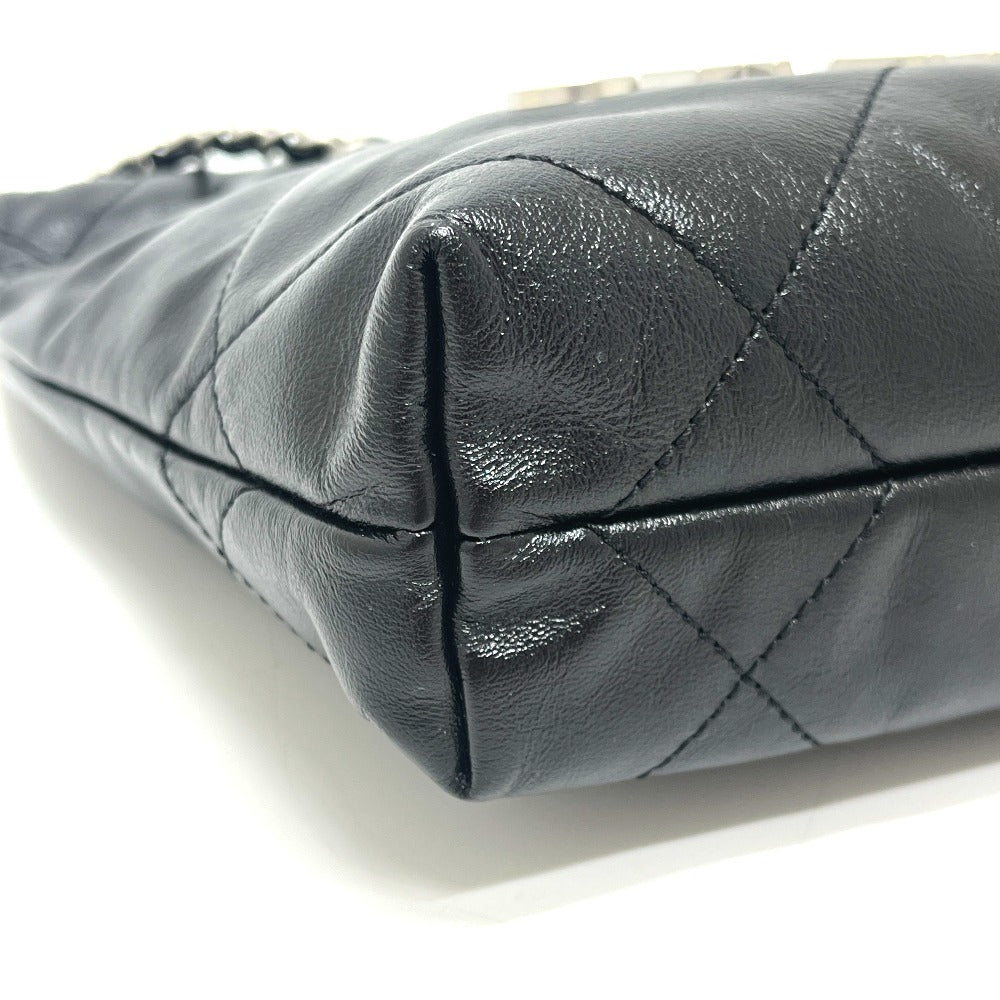 CHANEL AS3980 ชาแนล 22 มินิ 2WAY กระเป๋าสะพายหนังโซ่ ฮาร์ดแวร์สีเงินสีดำ