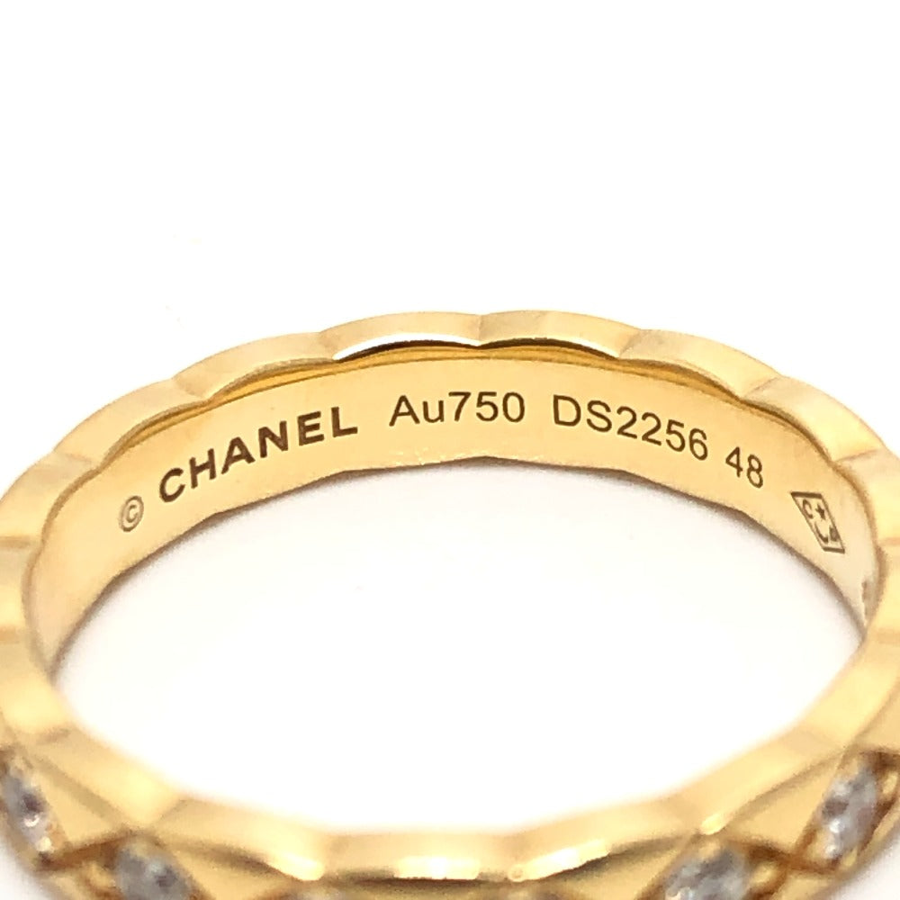 CHANEL ココクラッシュ コレクション ジュエリー ミニモデル フルダイヤモンド リング・指輪 K18YG レディース ゴールド