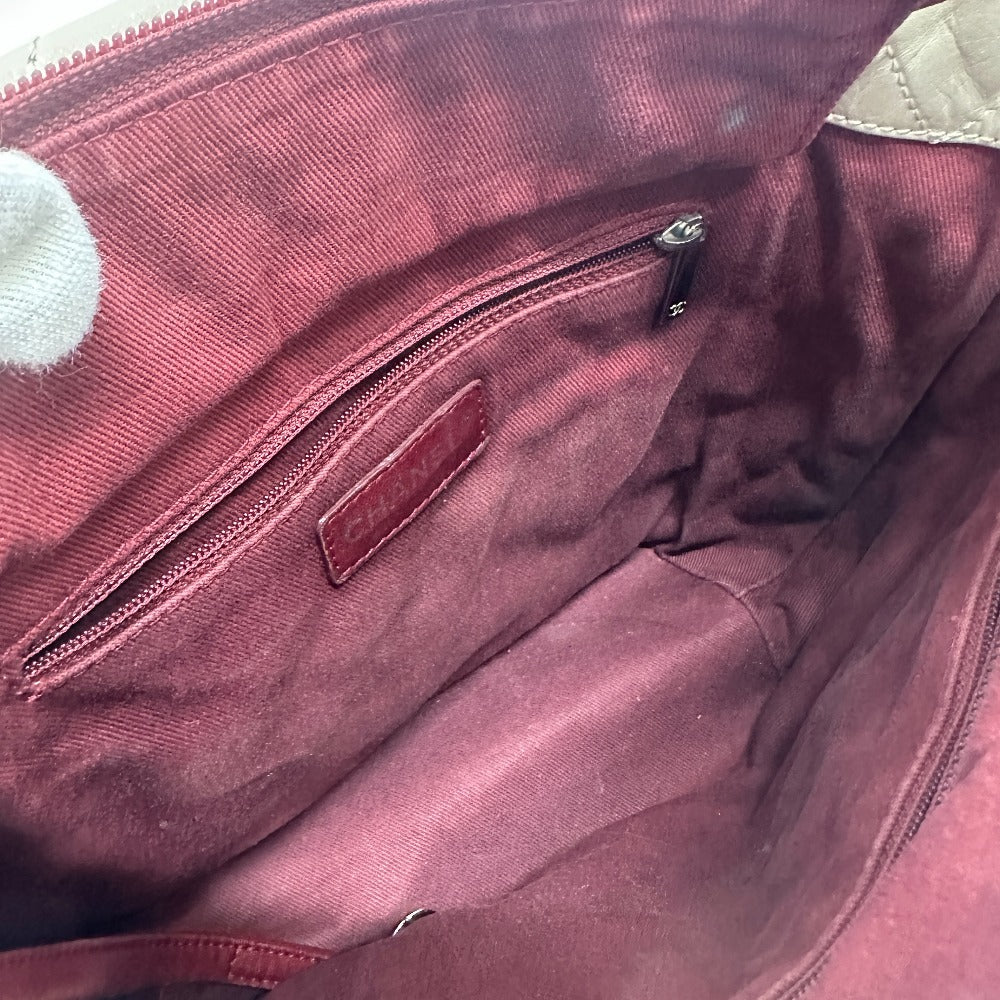 CHANEL A34317 カンボンライン コットンクラブ CC ココマーク チェーン カバン ショルダーバッグ レザー レディース ホワイト - brandshop-reference