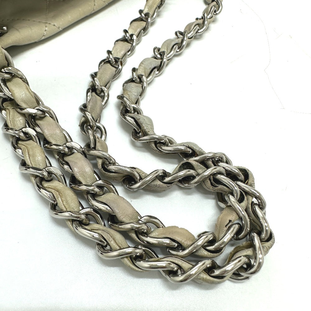 CHANEL A34317 カンボンライン コットンクラブ CC ココマーク チェーン カバン ショルダーバッグ レザー レディース ホワイト - brandshop-reference