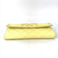 CHANEL Long Wallet, Filigree CC Coco Mark, Bifold, Caviar Leather, Yellow, Women's