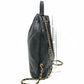 CHANEL AS3313 CHANEL22 シャネル22 チェーン カバン 2WAY デイパック バックパック リュックサック レザー レディース ブラック