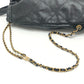 CHANEL AS3313 CHANEL22 Chain Bag, 2-Way Daypack/Backpack, Leather, Women's, Black