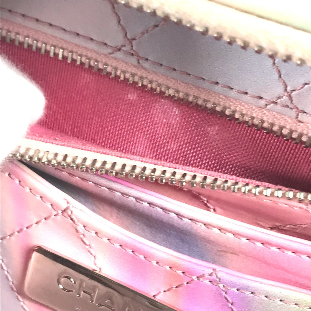 CHANEL フィリグリー バニティバッグ 斜め掛け CC ココマーク 2WAYバッグ ショルダーバッグ チェーン ハンドバッグ ビニール レディース ピンク - brandshop-reference