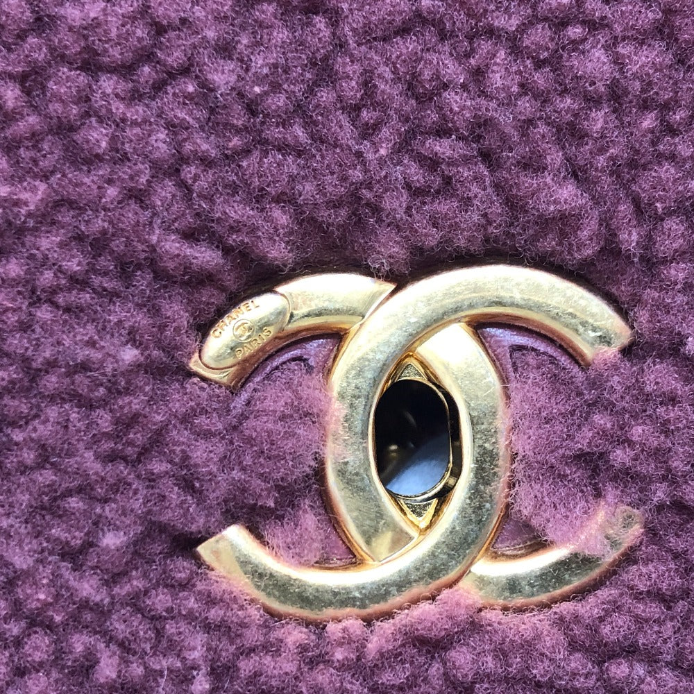 CHANEL ボア ココハンドル 2WAY 2WAYバッグ カバン バッグ ショルダーバッグ ハンドバック 斜め掛け ハンドバッグ ムートン レディース ワインレッド - brandshop-reference