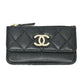 CHANEL AP4257 マトラッセ ココマーク フラグメントケース カードケース コインケース キャビアスキン レディース ブラック - brandshop-reference