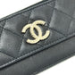 CHANEL AP4257 マトラッセ ココマーク フラグメントケース カードケース コインケース キャビアスキン レディース ブラック - brandshop-reference