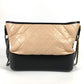 CHANEL A93824 Bicolor Gabriel Matelasse Quilted Crossbody Bag Chain Bag Shoulder Bag Leather Women's Beige