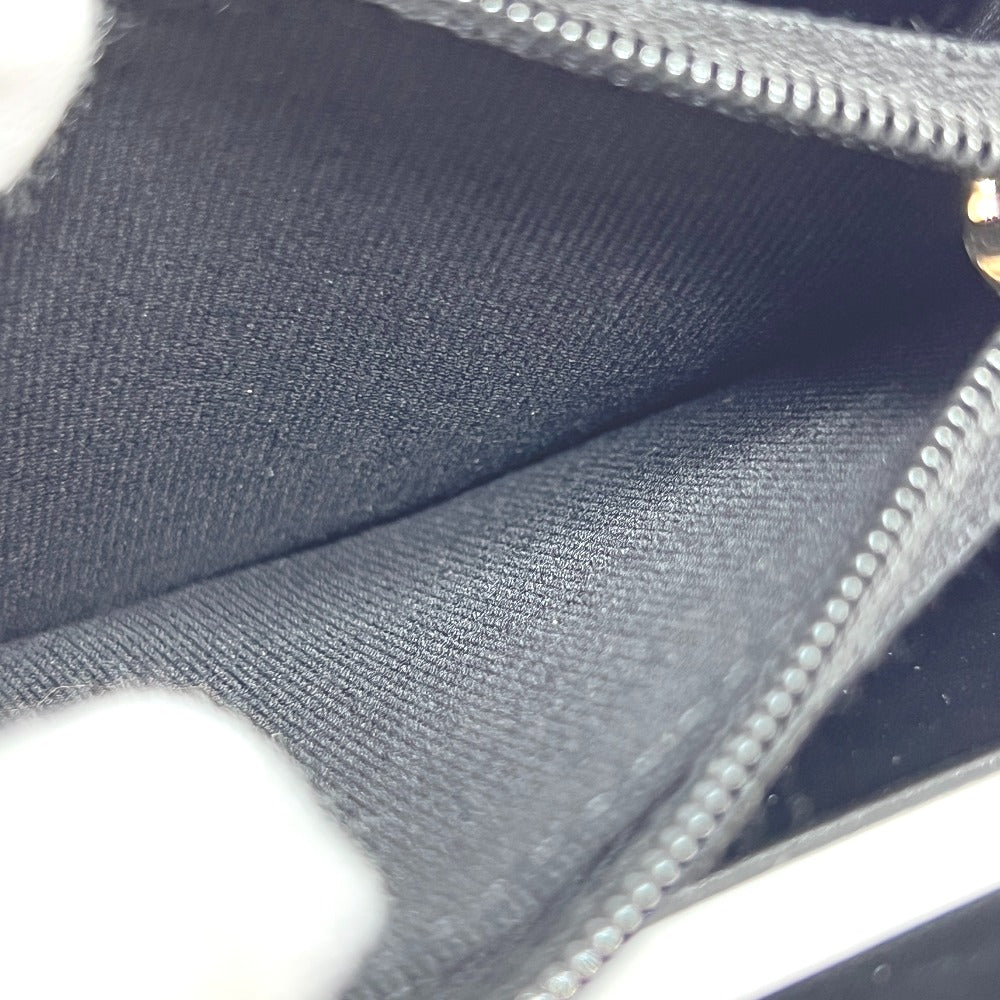 CHANEL AP4658 ココマーク ジップ コインパース 長財布 キャビアスキン レディース ブラック