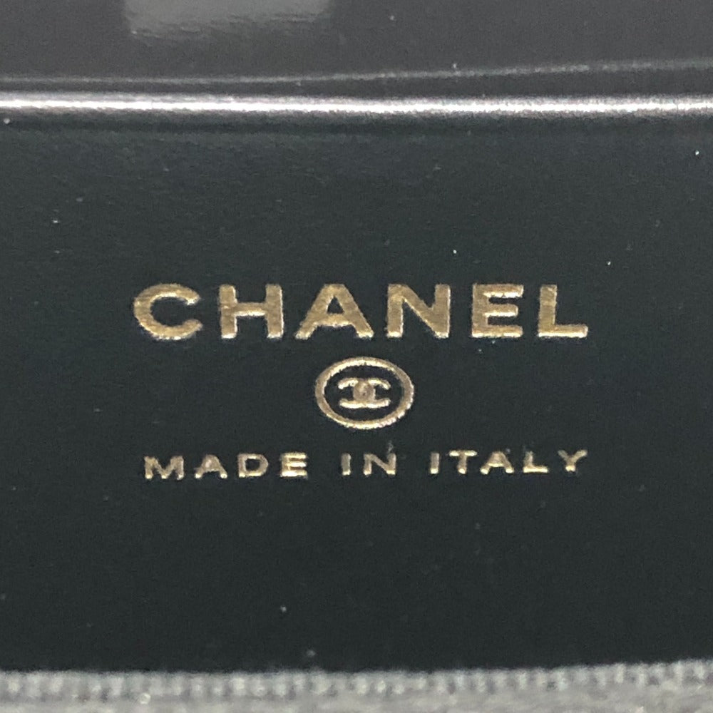 CHANEL AP4658 ココマーク ジップ コインパース ミニ財布 フラグメントケース コインケース キャビアスキン レディース ブラック