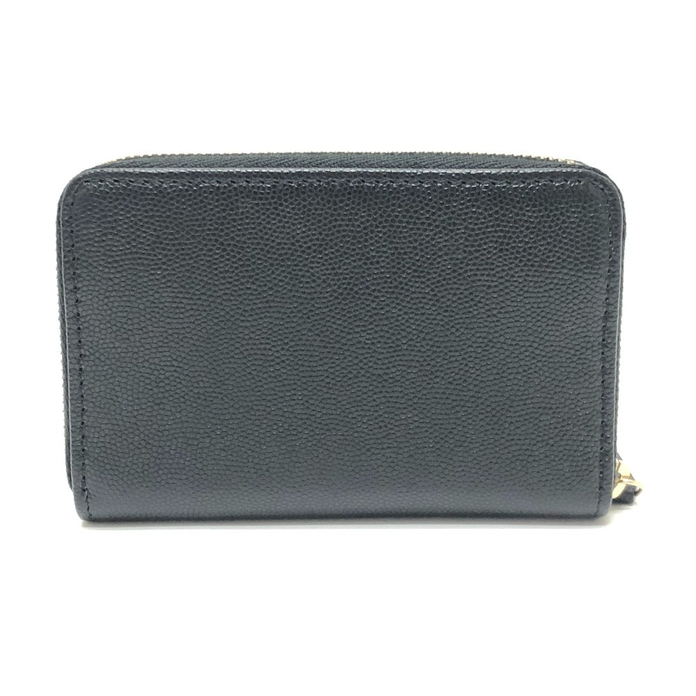 CHANEL AP4658 ココマーク ジップ コインパース ミニ財布 フラグメントケース コインケース キャビアスキン レディース ブラック
