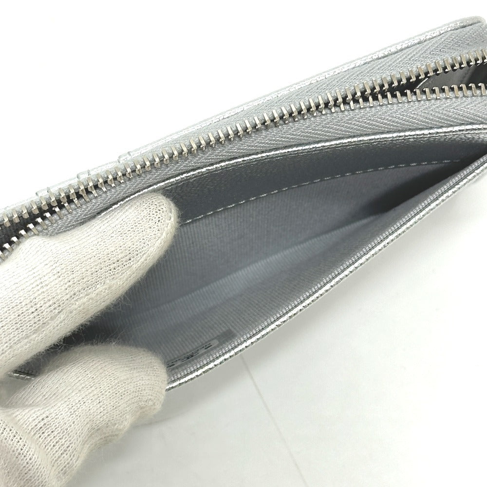 CHANEL AP4661 ココマーク フラグメントケース カードケース コインケース キャビアスキン レディース シルバー