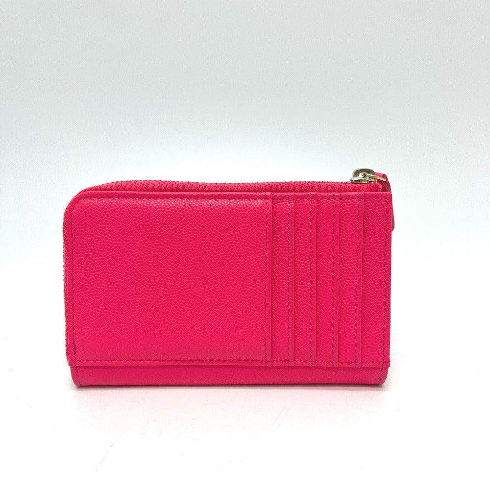 CHANEL AP4661 クルーズ コレクション フラグメントケース ジップ コンパクトウォレット カードケース ウォレット 財布 コインケース キャビアスキン レディース ピンク