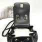 CHANEL AS3530 CC Mark Turnlock Mini backpack Backpack Grain Calfskin Leather Black Used