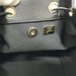 CHANEL AS3530 CC Mark Turnlock Mini backpack Backpack Grain Calfskin Leather Black Used