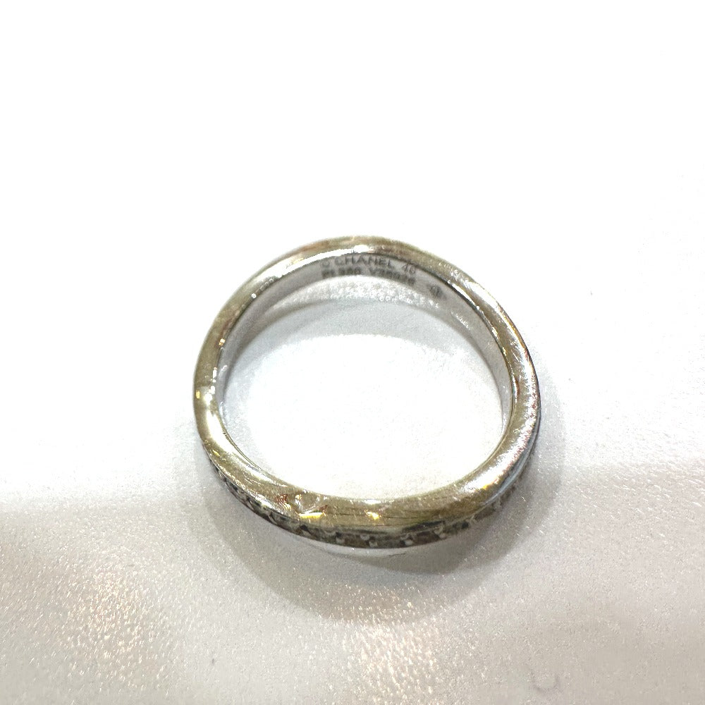 CHANEL Pt950 リュバンドゥシャネル フルダイヤ エタニティ ダイヤ 宝石 アクセサリー リング・指輪 Pt950 レディース シルバー