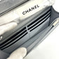 CHANEL AP4653 Métiers d'Art Collection Coco Mark Chain Wallet Shoulder Bag in Caviar Leather, Silver