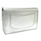 CHANEL AP4653 Métiers d'Art Collection Coco Mark Chain Wallet Shoulder Bag in Caviar Leather, Silver
