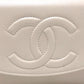 CHANEL AP4653 メティエダール コレクション ココマーク カバン チェーンウォレット 斜め掛け ショルダーバッグ キャビアスキン レディース クリームホワイト ホワイト