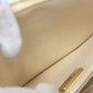 CHANEL AP4653 メティエダール コレクション ココマーク カバン チェーンウォレット 斜め掛け ショルダーバッグ キャビアスキン レディース クリームホワイト ホワイト