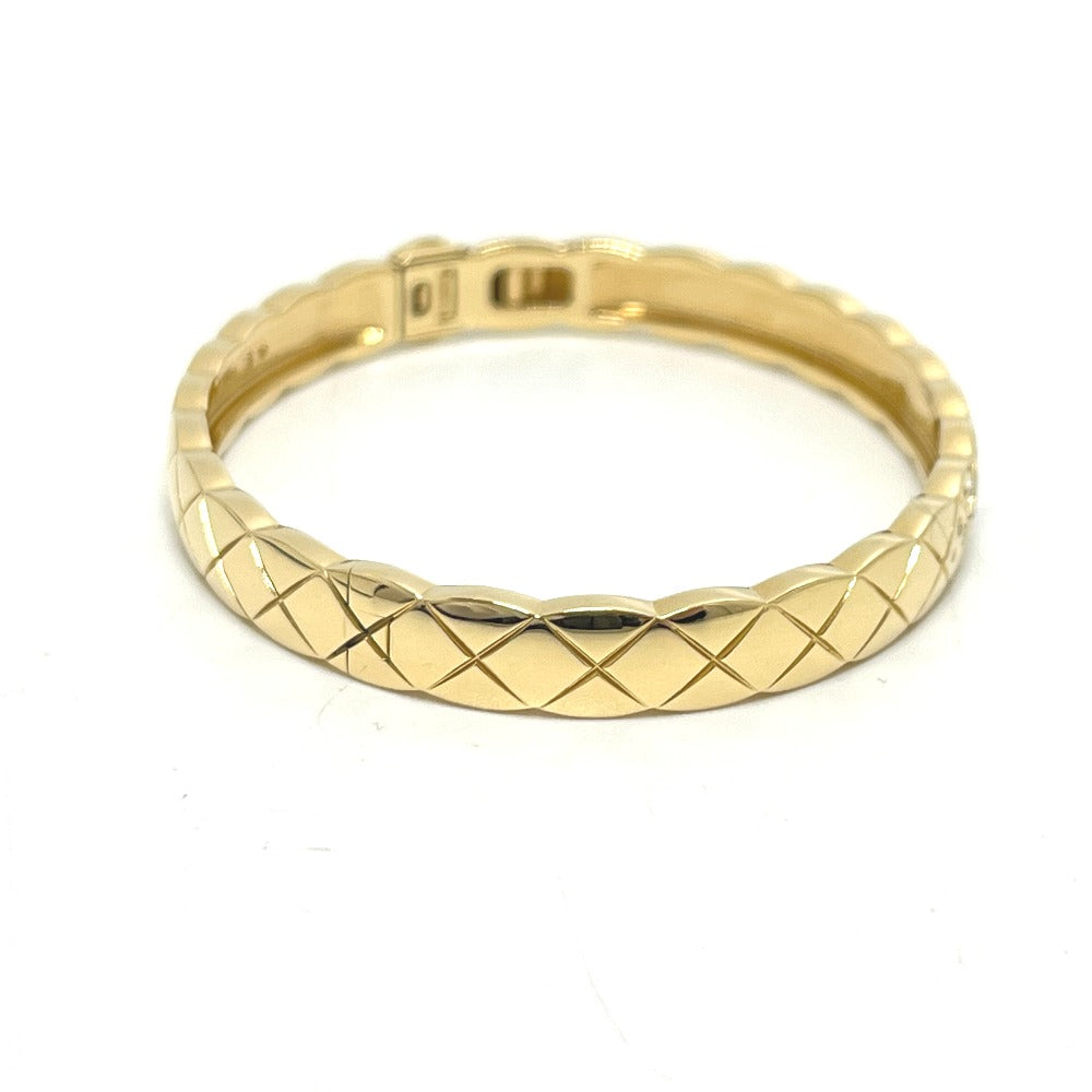 CHANEL J11140S Coco Crush Collection Diamond Large Accessory Bracelet K18YG Women's Gold