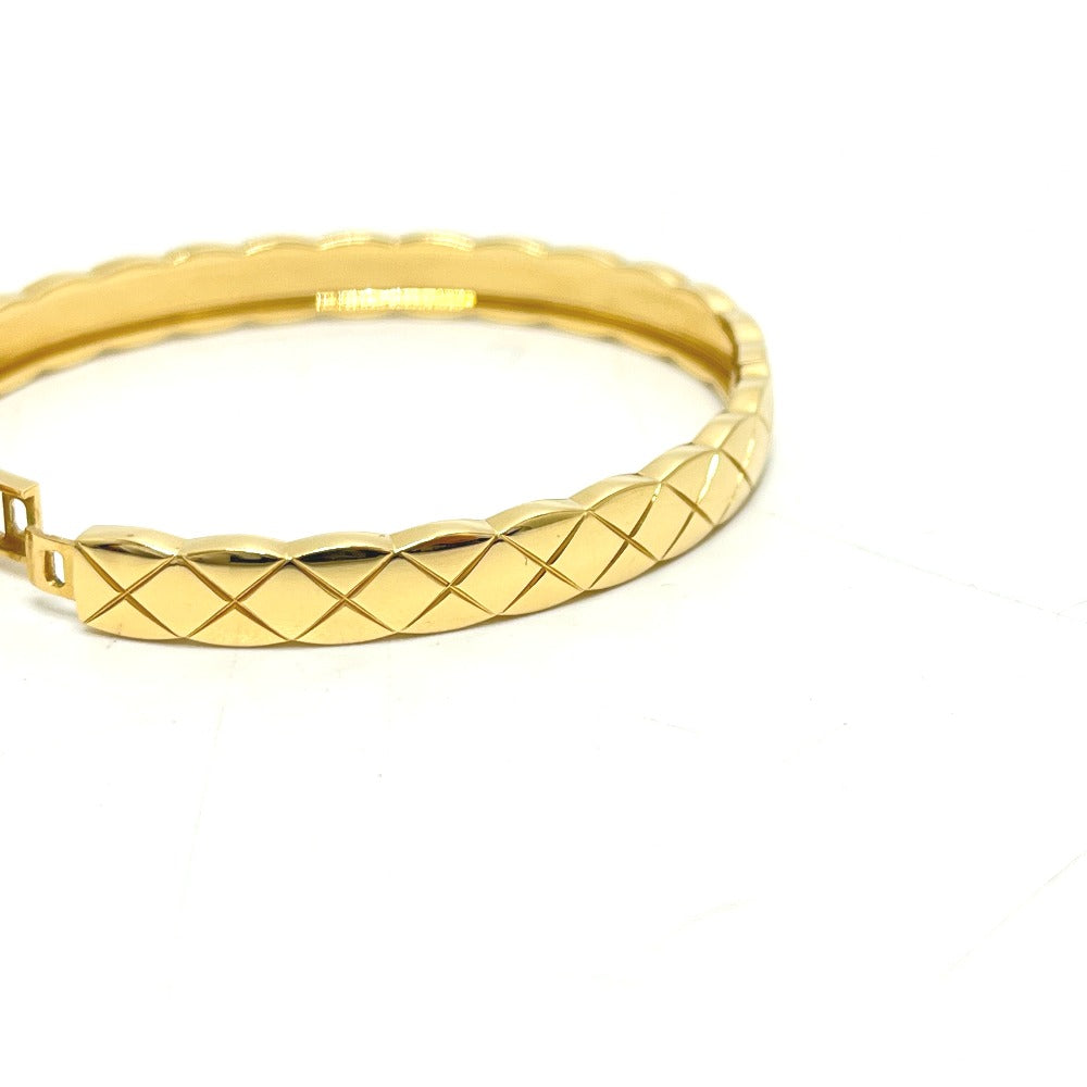 CHANEL J11140S Coco Crush Collection Diamond Large Accessory Bracelet K18YG Women's Gold
