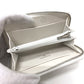 CHANEL AP3728 Star Coco Mark Round Coin Case Compact Wallet Long Wallet Caviar Leather Women's White