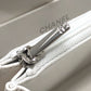 CHANEL AP3728 Star Coco Mark Round Coin Case Compact Wallet Long Wallet Caviar Leather Women's White