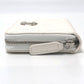 CHANEL AP3728 Star Coco Mark Round Coin Case Compact Wallet Long Wallet Caviar Leather Women's White