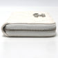 CHANEL AP3728 Star Coco Mark Round Coin Case Compact Wallet Long Wallet Caviar Leather Women's White