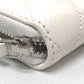 CHANEL AP3728 Star Coco Mark Round Coin Case Compact Wallet Long Wallet Caviar Leather Women's White