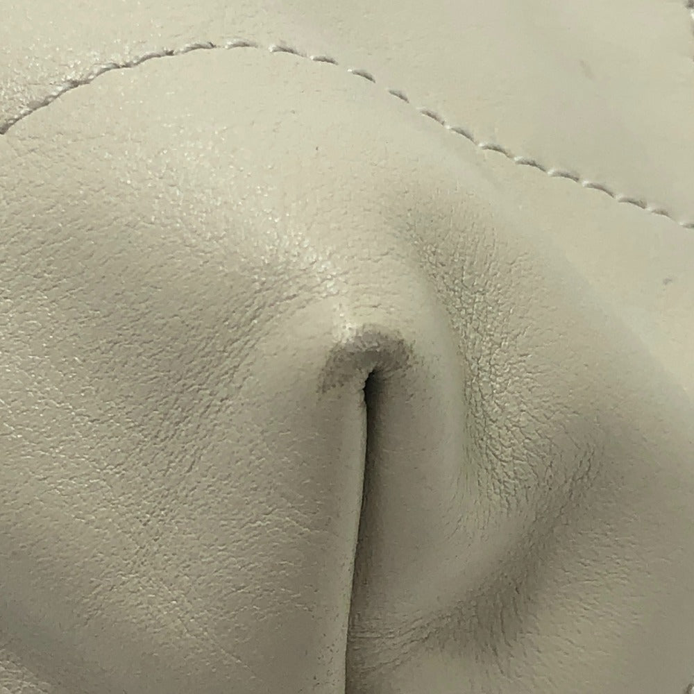 CHANEL AS3260 Chanel 22 Small Coco Mark Bag Shoulder Bag Silver Hardware Calfskin Women's Gray