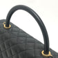CHANEL A92992 マトラッセ ココハンドル 29 2WAY カバン ショルダーバッグ ハンドバッグ キャビアスキン レディース ブラック