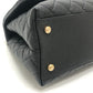 CHANEL A92992 マトラッセ ココハンドル 29 2WAY カバン ショルダーバッグ ハンドバッグ キャビアスキン レディース ブラック